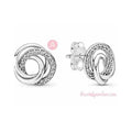 Aretes Entrelazados Brillantes