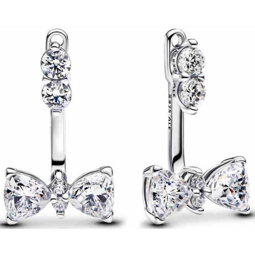 Aretes Doble Lazo Brillante