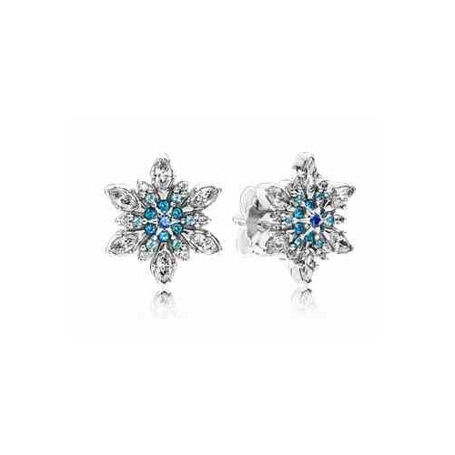 Pendientes Copo de Nieve Brillante