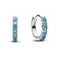 Aretes de Hilo con tipo Zafiros Azules
