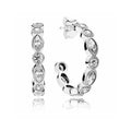 Aros de Plata Brillantes con Circonitas Cúbicas