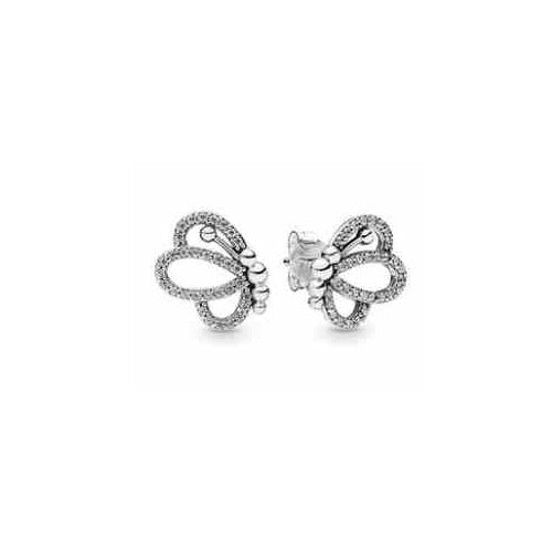 Aretes Mariposa Infinito Brillante