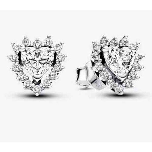 Aretes Corazón Brillante