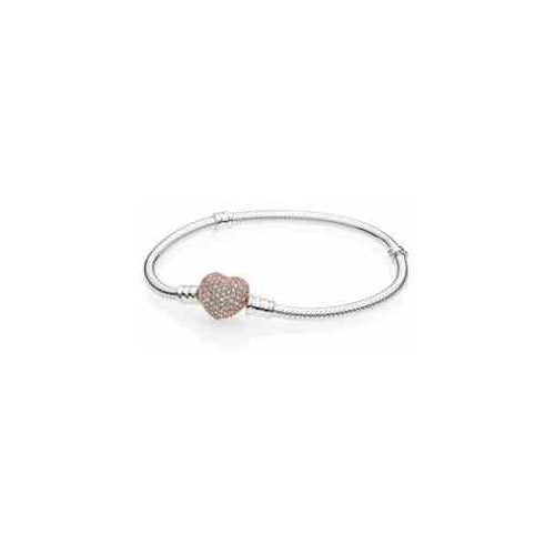Pulsera Corazón Brillante