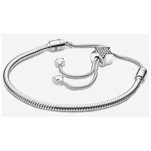 Pulsera Ajustable "Estrella Brillante" en Plata 925