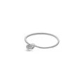 Pulsera con dije de corazón calado plata