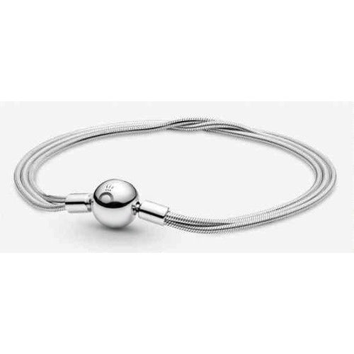 Pulsera Elegante con Cierre de Bola Tipo Pan