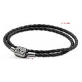 Pulsera de cuero trenzado con cierre magnético Star Wars