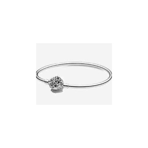 Pulsera Tipo Pan Shine con Charm Esfera Brillante