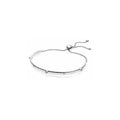 Pulsera ajustable con cristales rosas