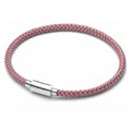 Pulsera Trenzada Rosa con Cierre Metálico