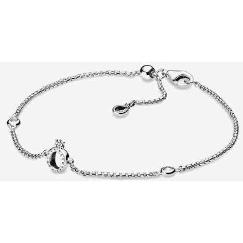 Pulsera O con Corona Brillante