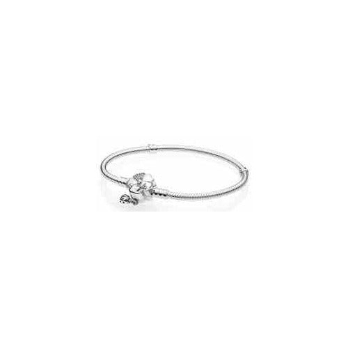 Pulsera Tipo Pan con dije de flor