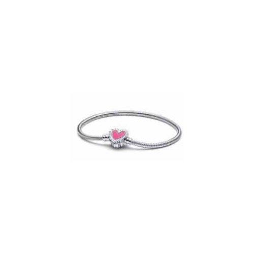 Pulsera Corazón Rosa Encantador
