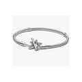 Pulsera Estrella Cadena Serpiente Plata 925