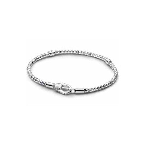 Pulsera de Plata con Cierre Clip