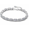 Pulsera de Plata con Cristales Triangulares