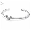 Pulsera de Plata con Luna y Circonitas