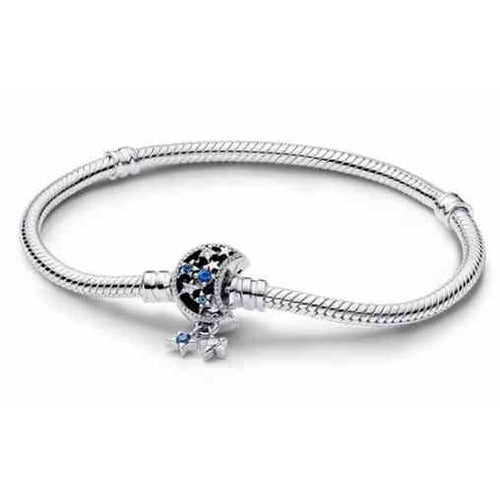 Pulsera con Dijes de Luna y Estrellas