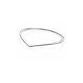 Brazalete de Plata con Forma de Gota