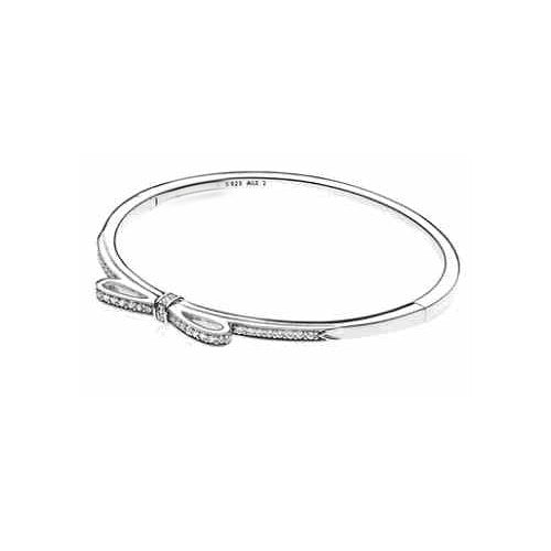 Pulsera Brazalete Tipo Pan Lazo Brillante