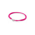 Brazalete Doble Rosa con Dijes de Corazón