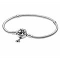 Pulsera Castillo Magico Estrellado Plata