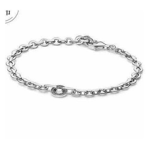 Pulsera de Plata con Cierre T plata