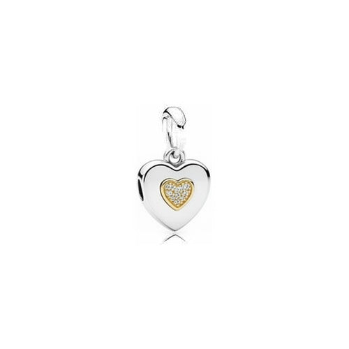 Corazón Tipo Pan Sparkles con Pave