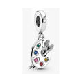 Charm Pálata de Artista con Pinceles y Cristales