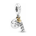 Charms "Make a Wish" de Plata y Oro