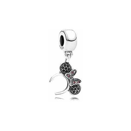 Charm Minnie Mouse con Lazo Brillante