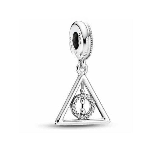 Dije Colgante Símbolo Reliquias de la Muerte Plata 925