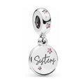 Dije "Sisters" con Estrellas Rosas
