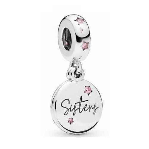 Dije "Sisters" con Estrellas Rosas