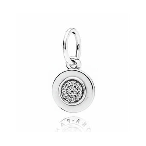 Charm Tipo Pan "Pavé Circular" Brillante