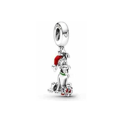 Charm Colgante de Pluto Navideño Tipo Pan