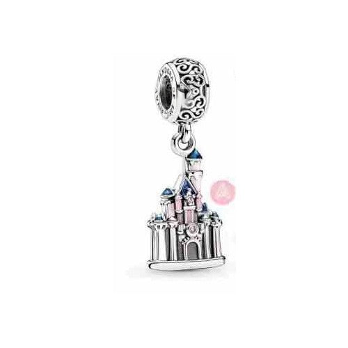 Dije Castillo de Princesa Rosa y Azul