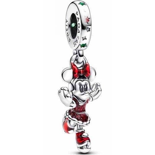 Charm Colgante Minnie Mouse Roja Festiva