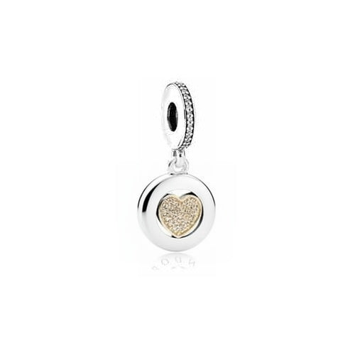Charm Tipo Pan Corazón Brillante 'Tipo Pan'