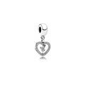 Charm Colgante Corazón Hada Brillante
