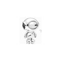 Charm Astronauta Plata 925