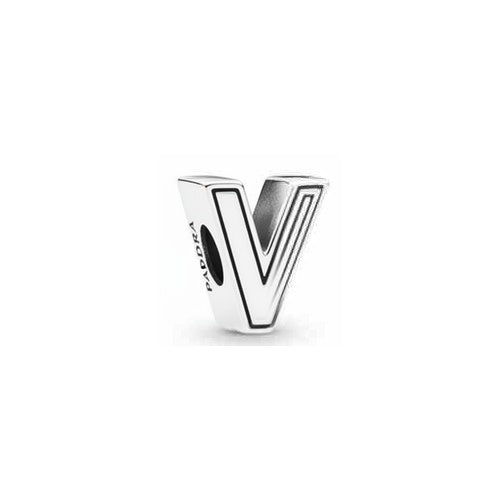 Charm Letra V Tipo Pan