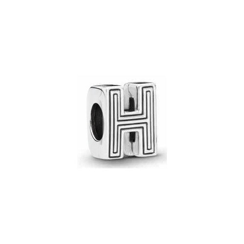 Charm 'H' de Tipo Pan en Plata