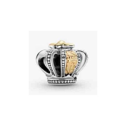 Charm Corona Real Dorada y Plateada