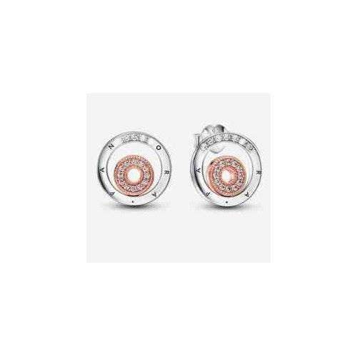 Aretes redondos con diseño de espiral